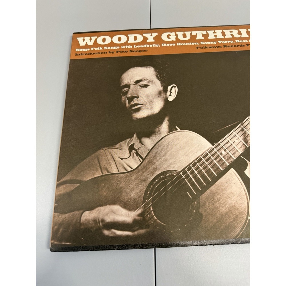 1962 VG 12" LP: WOODY GUTHRIE SINGS FOLK SONGS, FOLKWAY FA 2483 Leadbelly, Terry - Picture 5 of 16